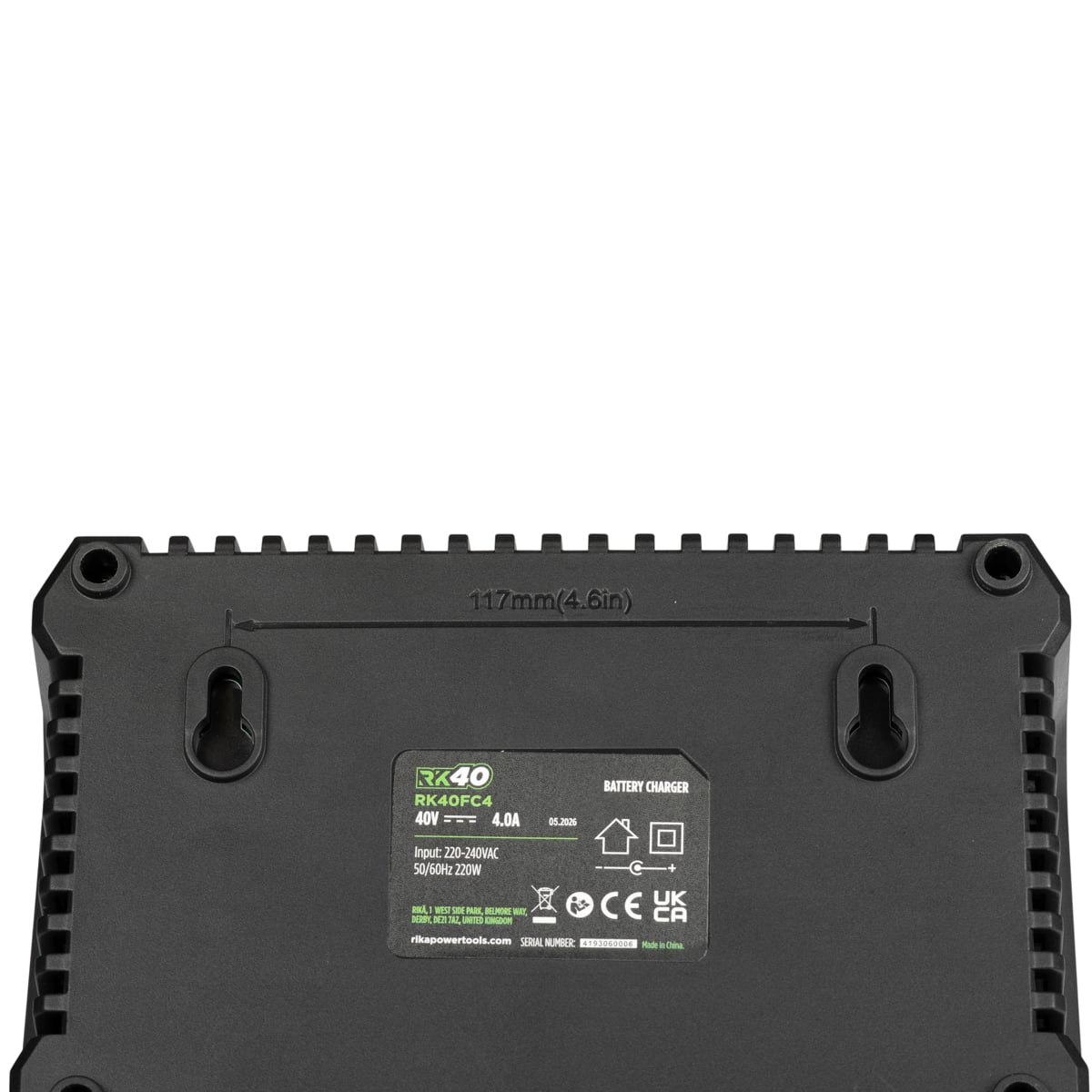 Rikä RK40 4.0Ah Tabless Battery & Fast Charger Kit